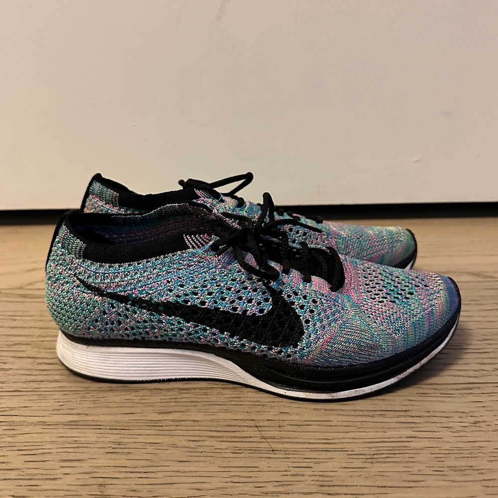 Nike Flyknit Racer Multicolor Size M 5.5 / W 7